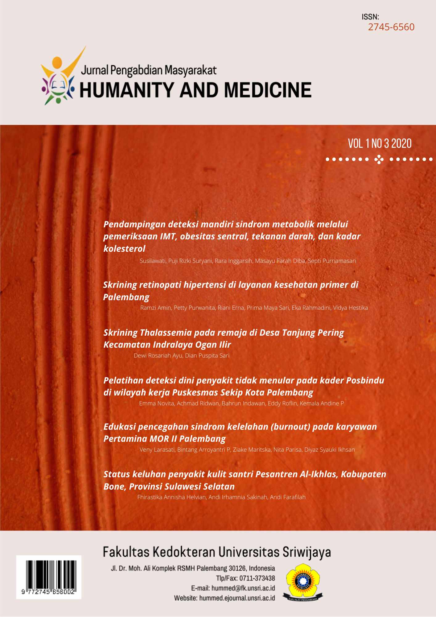 Humanity and medicine Volume 1 Issue 3 2020